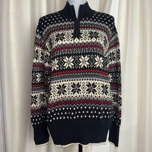 Nomadic Traders Black and White Patterned Sweater